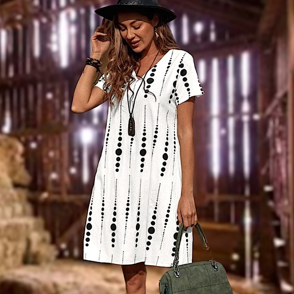 BOHO TUNIC MINI DRESS - Picture 6 of 13